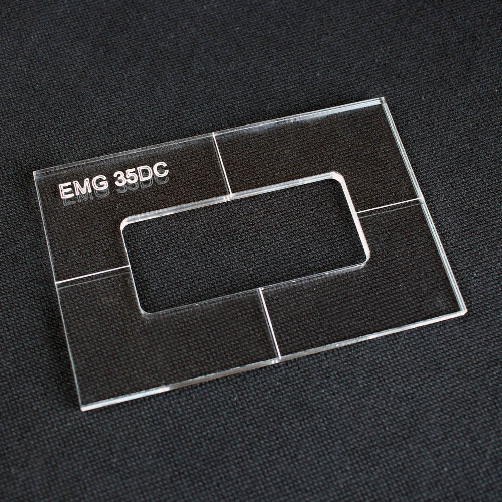 EMG 35DC PICKUP ACRYLIC TEMPLATE